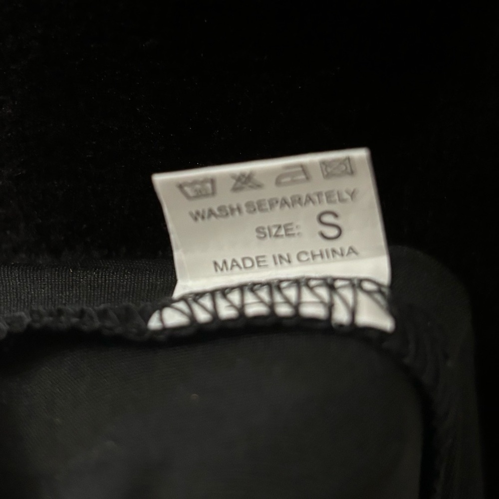 Black & Shear Mesh Body Suit w/ Long Sleeves - Picture 5 of 5